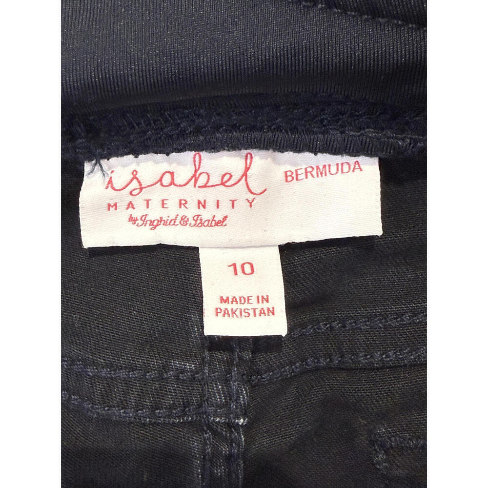Isabel Maternity Black Crossover Panel Denim Black Shorts Size 8 NWT [COPY] - Picture 8 of 8